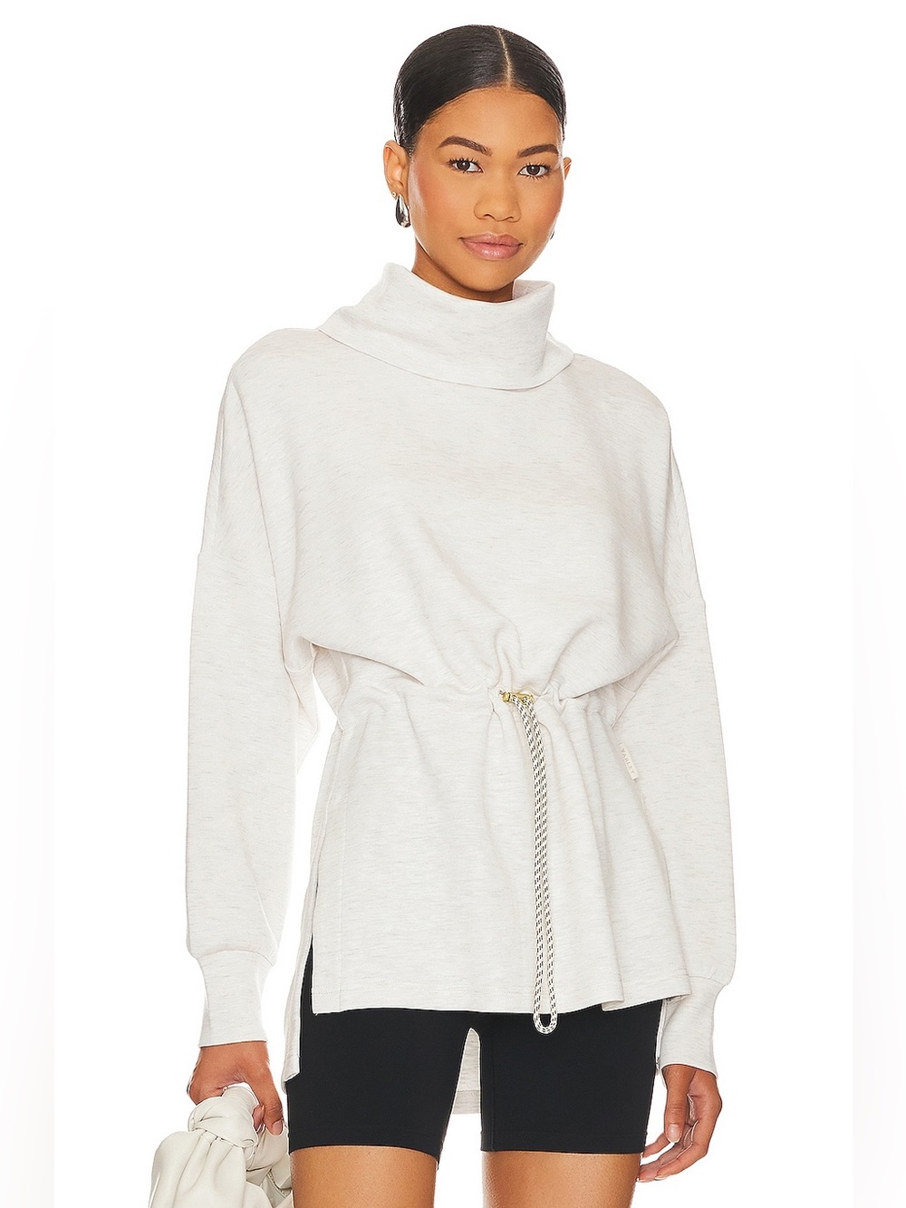 Varley Freya Sweatshirt in Ivory Marl size XS